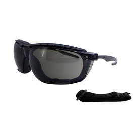 Radnor RelEyeª Ultra Light Removable Foam Lined Safety Glases With Gray Frame And Gray Lens