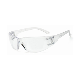 Radnor Classic Series Safety Glasses With Clear Frame And Clear Polycarbonate Anti-Scratch Lens