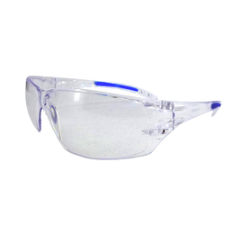 Radnor Cobalt Classic Series Safety Glasses With Clear Frame, Clear Lens And Flexible Cushioned Temples