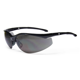 Radnor Select Series Safety Glasses With Black Frame And Gray Anti-Scratch Lens