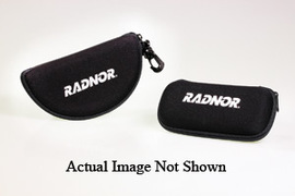 Radnor Black Eyewear Case With Zipper Closure And Belt Clip Attachment