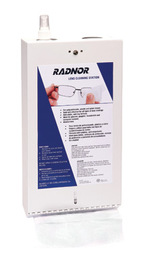 Radnor 9" X 3 1/4" X 17 1/2" Refillable Metal Lens Cleaning Station (Empty - Product Sold Seperately) (1 Per Case)