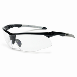 Radnor QuartzSight5ª Safety Glasses With Black Frame And Clear Lens