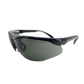Radnor Elite Plus Series Safety Glasses With Black Frame And Gray Lens
