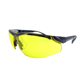 Radnor Elite Plus Series Safety Glasses With Black Frame And Amber Lens