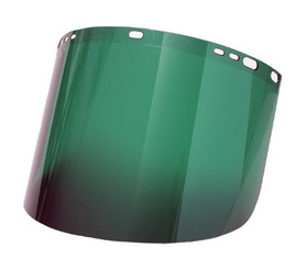 Radnor 8" X 15 1/2" X .060" Green Shade 5 Polycarbonate Faceshield