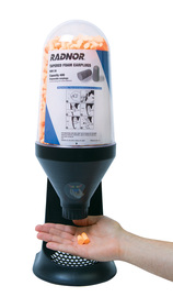 Radnor Disposable Plastic Earplug Dispenser (Holds 400 Pairs Of Radnor Tapered Foam Earplugs - Sold Separately)
