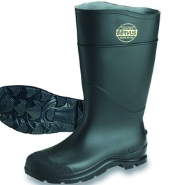 Radnor Size 6 Black 14" PVC Economy Boots With Lugged Outsole