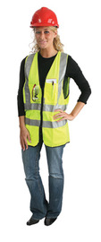 Radnor X-Large Yellow Polyester/Tricot Surveyor Vest