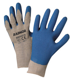 Radnor Extra Large Heavy Duty Rubber Palm Coated String Knit Gloves