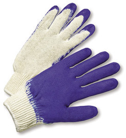 Radnor Men's Rubber Coated Cotton/Poly String Knit Glove