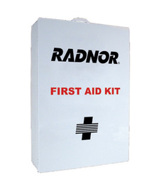 Radnor Empty Four-Shelf 50 Person Industrial First Aid Cabinet With Liner