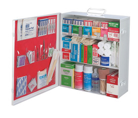 Radnor Empty Three-Shelf 25 Person Industrial First Aid Cabinet