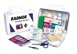 Radnor Water-Resistant Plastic First Aid Kit