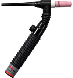 Weldcraft 200 Amp A-200 Air Cooled Hand-Held TIG Torch Package For .020" - 5/32" Rod With Flexible Head And 25' Leads (Includes Torch Body, Ribbed Handle, 2-Piece Power Cable, Long Back Cap And Flexible Valve)