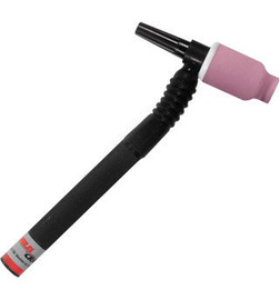 Weldcraft 125 Amp A-125 Air Cooled Hand-Held TIG Torch Body For .020" - 1/8" Rod With 70¡ Head And Flexible Handle