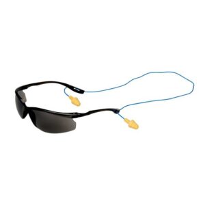 3M™ Virtua™ Black Frame Safety Glasses With Gray Anti-Scratch Hard Coat Lens
