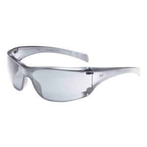 3M™ Virtua™ Clear Frame Safety Glasses With Mirror Anti-Scratch, Hard Coat Indoor/Outdoor Mirror Lens