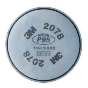 3M™ 2078 P95 Filter For 5000, 6000, 6500, 7000 And FF-400 Series Respirators