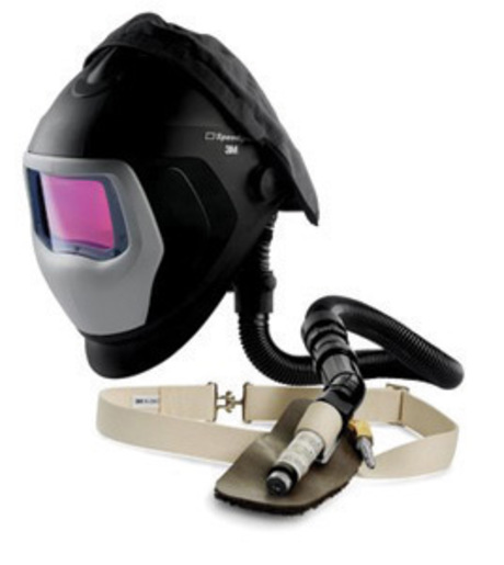 3M™ Speedglas™ 9100 Air Black And Silver Auto Darkening Welding Helmet With 9100XXi Welding Filter, 9100XXi Welding Filter Kit And Versaflo™ Supplied Air Regulator V-100 1 3M™ Speedglas™ 9100 Air Black And Silver Auto Darkening Welding Helmet With 9100XXi Welding Filter, 9100XXi Welding Filter Kit And Versaflo™ Supplied Air Regulator V-100