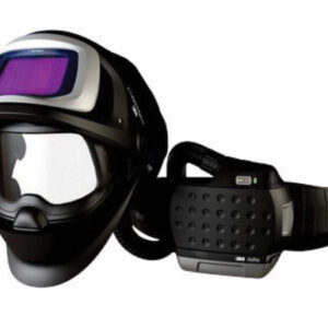 3M™ Adflo™ Belt-Mounted Universal Lithium Ion High Efficiency PAPR System With Speedglas™ 9100 FX-Air Welding Helmet And 5, 8 - 13 Shade 2.8" X 4.2" Speedglas™ 9100XX Auto Darkening Filter