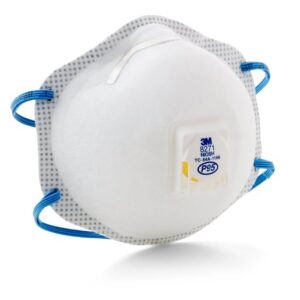 3M™ Standard P95 8271 Disposable Particulate Respirator With Cool Flow™ Exhalation Valve, Braided Headband And Adjustable M-Nose Clip - Meets NIOSH And OSHA Standards (10 Each Per Box)