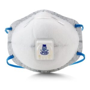 3M™ Standard P95 8576 Disposable Particulate Respirator With Cool Flow™ Exhalation Valve And Adjustable M-Nose Clip - Meets NIOSH And OSHA Standards (10 Each Per Box)