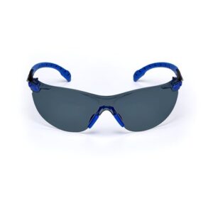 3M™ Solus™ 1000 Series Safety Glasses With Blue And Black Polycarbonate Frame And Gray Polycarbonate Scotchgard™ Anti-Fog Lens
