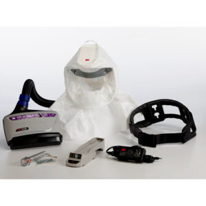3M™ Versaflo™ TR-600-ECK Belt Mounted Universal Light Weight PAPR Kit With S-433 Hood Assembly, High Efficiency Particulate Filter, And TR-330 Standard Battery