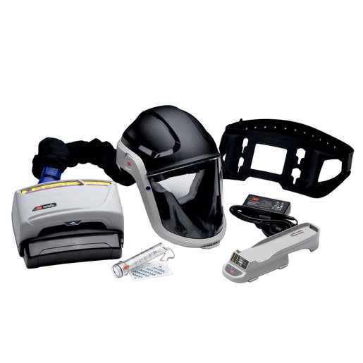 3M™ Versaflo™ TR-600-HIK Belt Mounted Universal Light Weight PAPR Kit With Hard Hat Assembly Headtop, Combination Cartridge, And TR-632 High Capacity Battery 1 3M™ Versaflo™ TR-600-HIK Belt Mounted Universal Light Weight PAPR Kit With Hard Hat Assembly Headtop, Combination Cartridge, And TR-632 High Capacity Battery