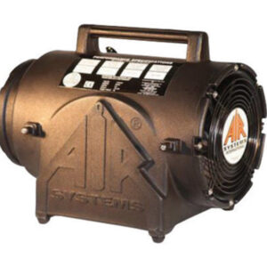 Air Systems® 8" 974 cfm 1/4 hp 115 Vac 60 Hz Polyethylene Contractor Grade Ventilation Fan ( Duct Canister Sold Separately)