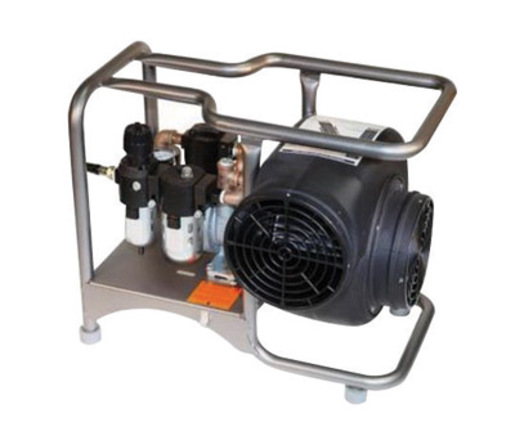 Air Systems® 23" X 12" X 19" 3000 cfm 4 hp Polyethylene Pneumatic Air Powered Blower With 8" Duct 1 Air Systems® 23" X 12" X 19" 3000 cfm 4 hp Polyethylene Pneumatic Air Powered Blower With 8" Duct