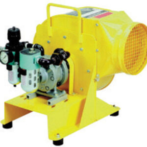 Air Systems International Saddle Vent® 3000 cfm Pneumatic Blower Kit (For Use With Non-Hazardous Location Ventilators) (Includes SVB-A8 Pneumatic Blower, Saddle Vent®, 90° Elbow, Conductive Duct, Duct Canister And Universal Mount)