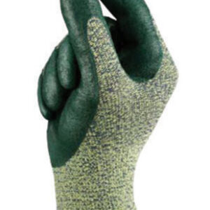 Ansell Size 11 HyFlex® 11-511 Medium Duty Cut And Abrasion Resistant Green Foam Nitrile Palm Coated Work Gloves With Intercept Technology® DuPont™ Kevlar® Liner And Knit Wrist