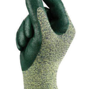 Ansell Size 6 HyFlex® 11-511 Medium Duty Cut And Abrasion Resistant Green Foam Nitrile Palm Coated Work Gloves With Intercept Technology® DuPont™ Kevlar® Liner And Knit Wrist