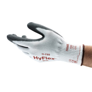 Ansell Size 11 HyFlex 10 Gauge INTERCEPT™ Technology Cut Resistant Gloves With Polyurethane Coated Palm