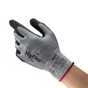 Ansell Size 10 HyFlex® Medium Cut Resistant Gloves With Nitrile Knit Wrist And Polyethylene/Nylon Lining