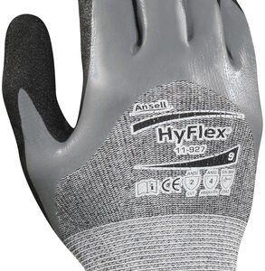 Ansell Size 11 HyFlex® Medium Cut Resistant Gloves With Nitrile Knit Wrist And Polyethylene/Nylon Lining