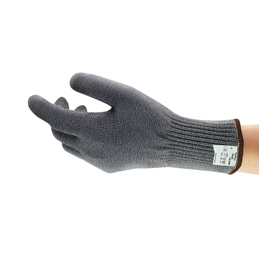 Ansell Large Gray And White Polar Bear® PawGard® Medium Duty Cut Resistant Gloves With Extended Tuff-Cuff™And DSM Dyneema® Lined
