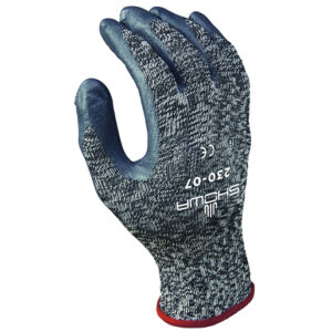 SHOWA™ Size 9 Aegis HP54™ 10 Gauge Light Weight Cut Resistant Nitrile Dipped Palm Coated Work Gloves With High Performance Polyethylene, Nylon And Lycra® Liner And Elastic Knit Wrist