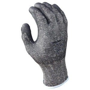SHOWA™ Size 8 SHOWA® 541 13 Gauge Cut Resistant Gray Polyurethane Dipped Palm Coated Work Gloves With Light Gray Seamless Dyneema® And High Performance Polyethylene Knit Liner And Elastic Wrist