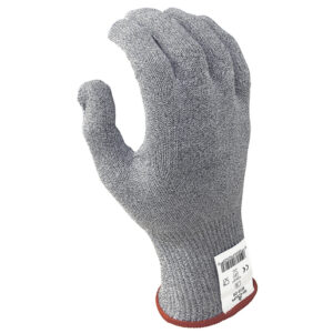 SHOWA™ Size 7 Light Gray T-FLEX® 13 gauge Light Weight Dyneema® Ambidextrous Cut Resistant Gloves With Knit Wrist Lycra® Spandex® Thermax® Lined And AlphaSan® Antimicrobial Treatment