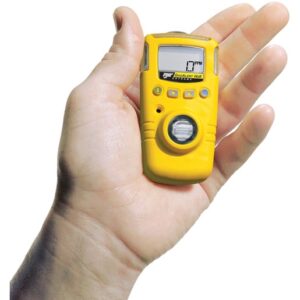 BW Technologies Yellow GasAlert Extreme Portable Hydrogen Cyanide Monitor With 3 V Li-Ion Battery, Data Logging And Internal Vibrating Alarm