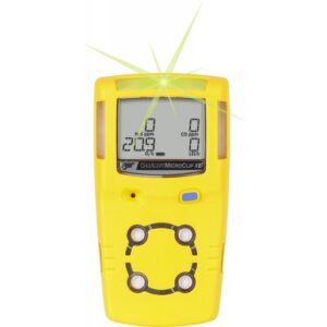 BW Technologies by Honeywell Yellow MicroClipXL™ Carbon Monoxide, Hydrogen Sulfide And Oxygen Detector