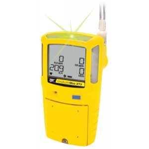 BW Technologies Yellow GasAlertMax XT II Portable Combustible Gas, Hydrogen Sulphide And Oxygen Monitor With Rechargeable Battery