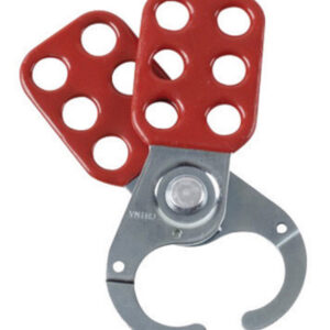 Brady® Red Vinyl Coated High Tensile Steel Lockout Hasp With 1" Jaw