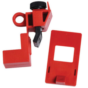 Brady® Red Impact Modified Nylon And Polypropylene 120/277 V Clamp-On Circuit Breaker Lockout