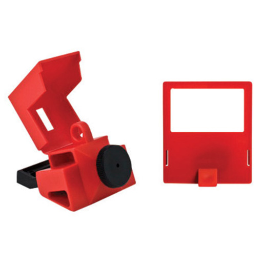 Brady® Red Impact Modified Nylon And Polypropylene 480/600 V Clamp-On Circuit Breaker Lockout 1 Brady® Red Impact Modified Nylon And Polypropylene 480/600 V Clamp-On Circuit Breaker Lockout