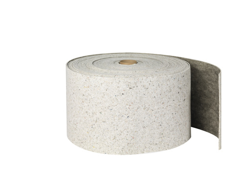 Brady® 14 1/4" X 150' SPC™ Re-Form™ Plus Gray Heavy Weight Sorbent Roll, Perforated Every 19"