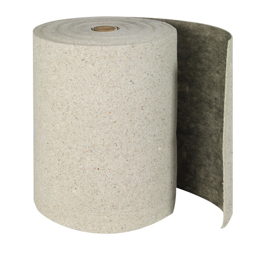 Brady® 28 1/2" X 150' SPC™ Re-Form™ Plus Gray Double Perforated Medium Weight Sorbent Roll, Perforated Every 19"